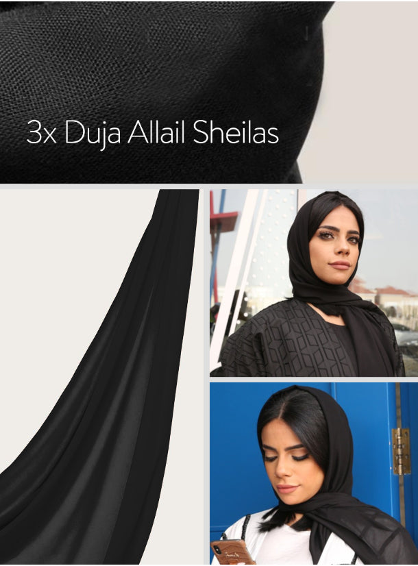 Black: Set of 3