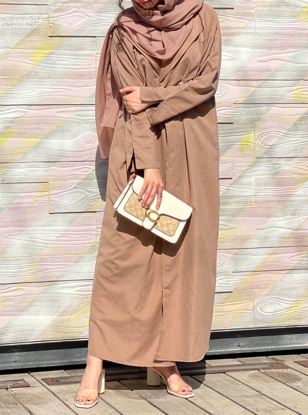 Warm Tan abaya