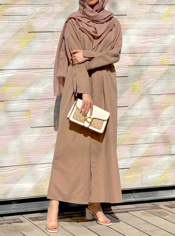 Warm Tan abaya