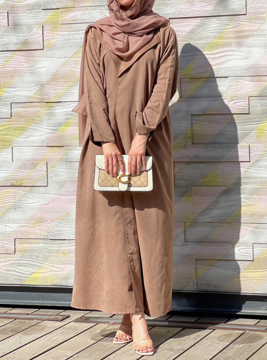 Warm Tan abaya