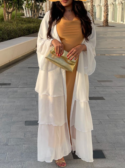 Off white abaya