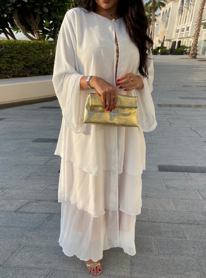 Off white abaya