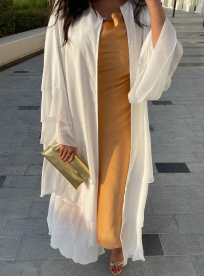 Off white abaya