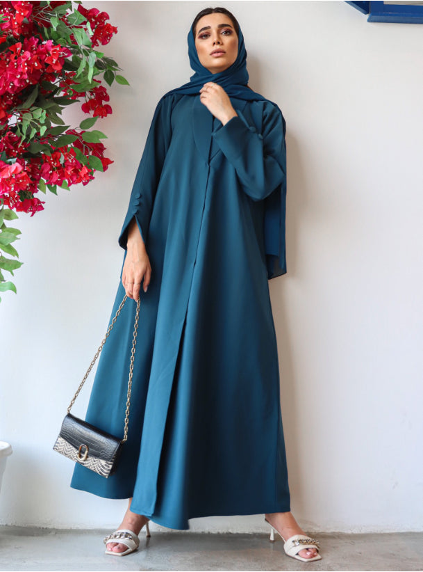 Teal Abaya