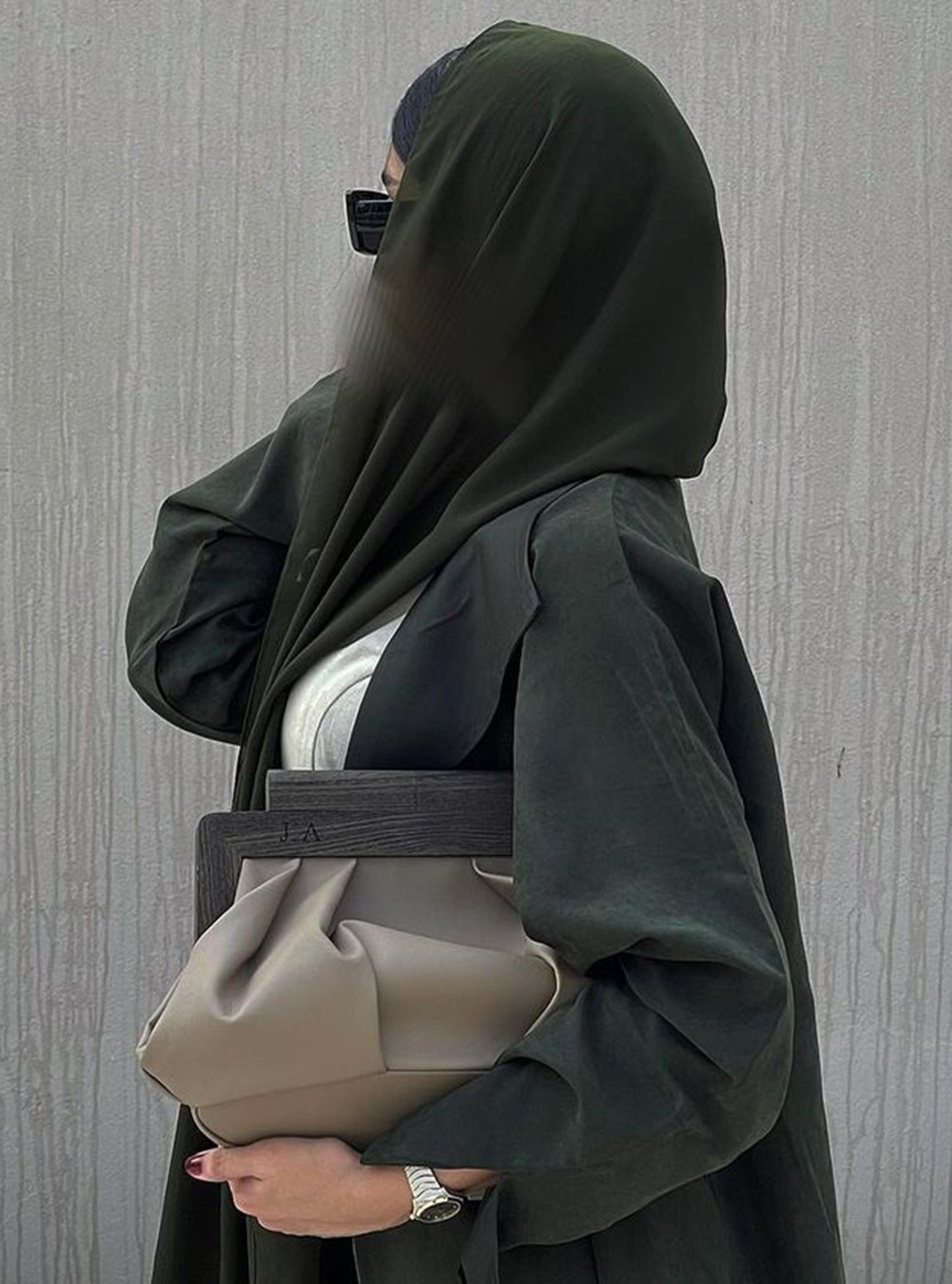 Olive abaya