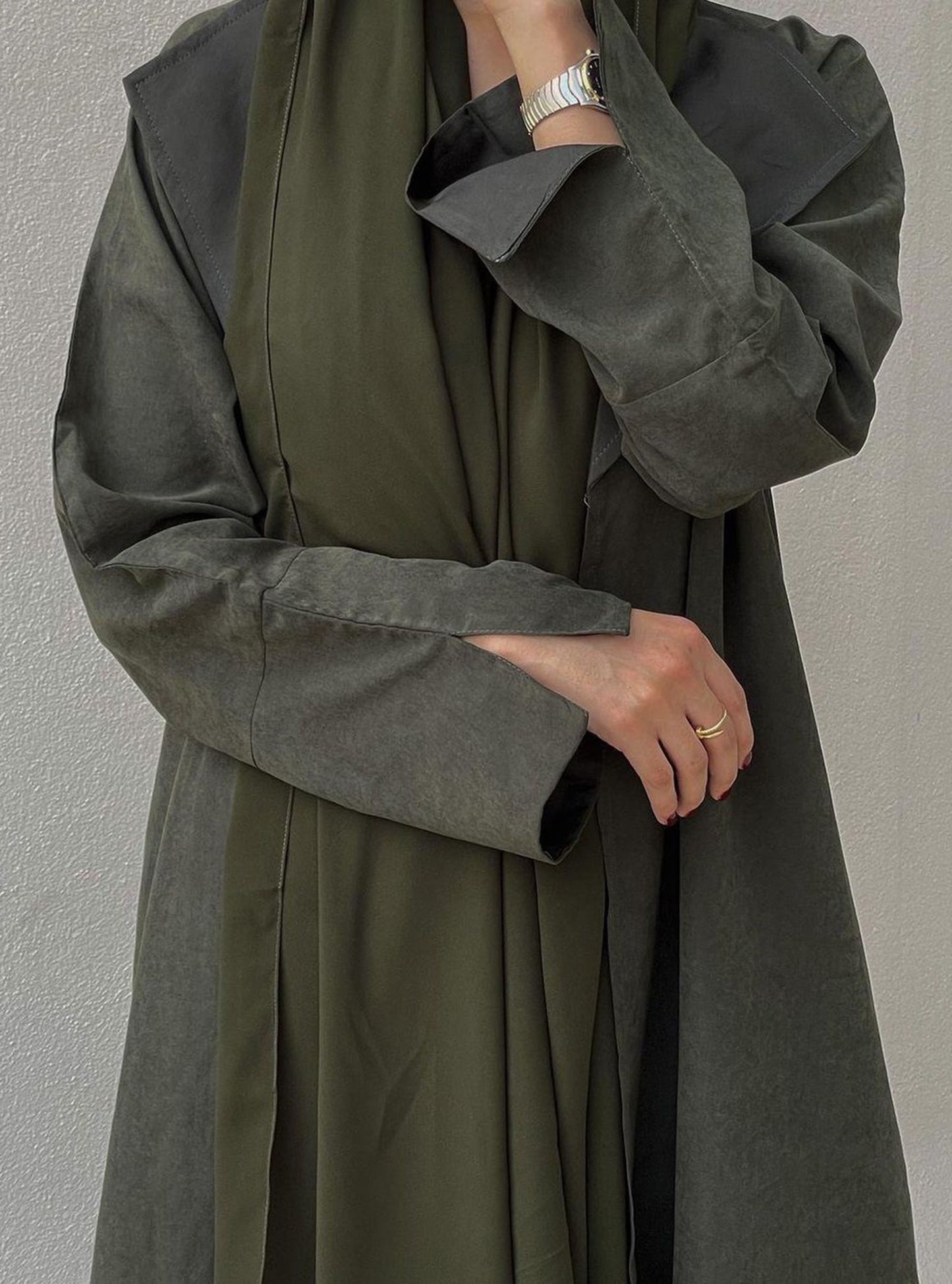 Olive abaya